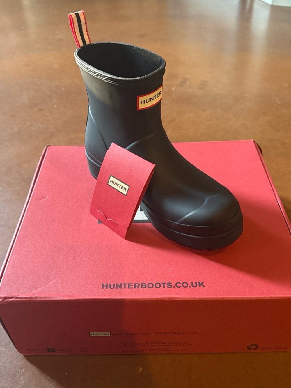 Women’s Hunter Black Short Rain Boots